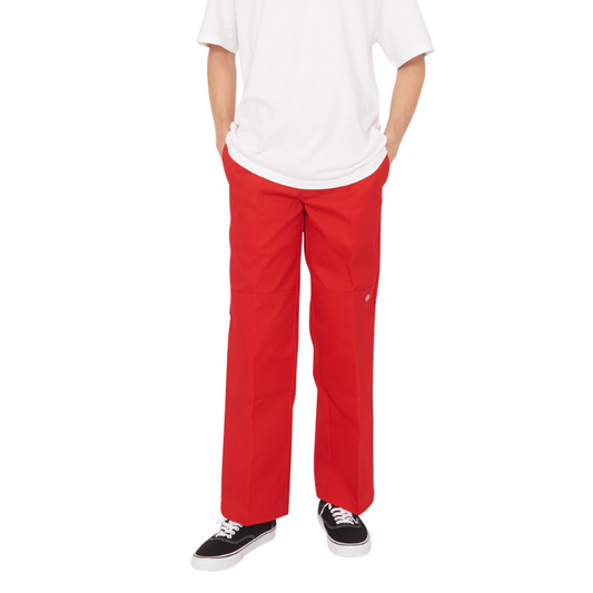 Dickies 85283 DOUBLE KNEE WORK PANTS "RED" DB0009-0009