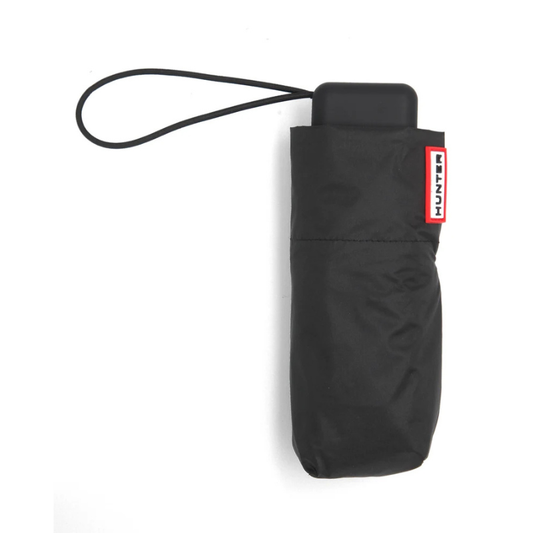 HUNTER ALL WEATHER MINI COMPACT UMBRELLA "BLACK" UAU7021UPN-BLK