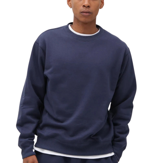 AVIREX DAILY CREW NECK L/S SWEAT "NAVY" 7833932002-120