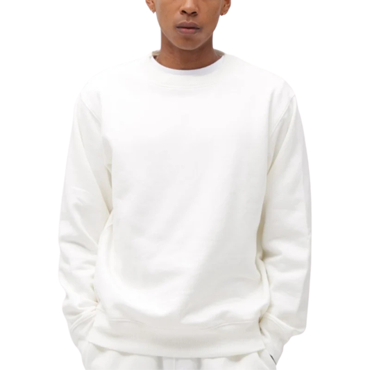 AVIREX DAILY CREW NECK L/S SWEAT "OFF WHITE" 7833932002-033