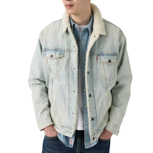 Levi’s RELAXED SHERPA TRUCKER JACKET "LIGHT INDIGO" A5784-0045
