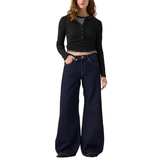Levi’s TEARDROP WIDE LEG JEANS "DARK INDIGO" 0098S-0001