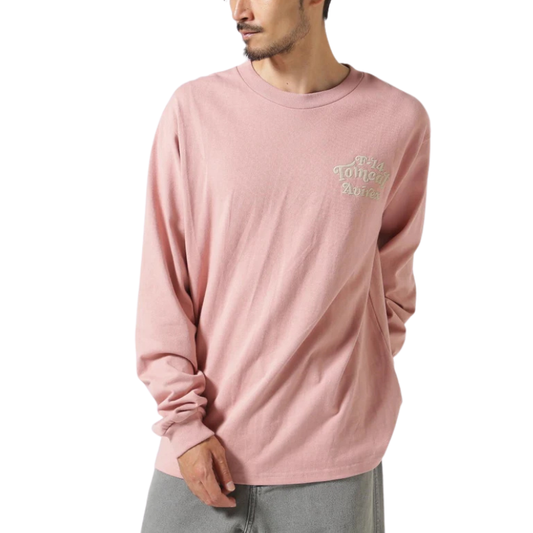 AVIREX SAGARA TOM CAT L/S T-SHIRT "PINK" 7833930016-090