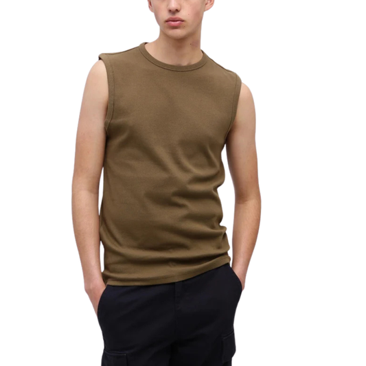 AVIREX DAILY NO SLEEVE SHIRT "OLIVE" 7835935001-310