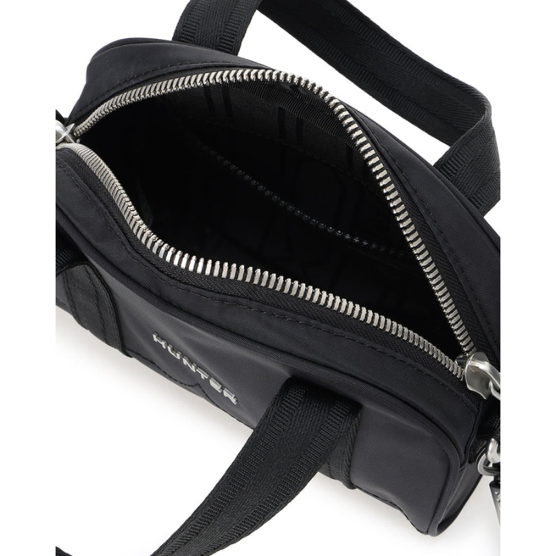 HUNTER PREMIUM NYLON TINY BARREL BAG "BLACK" UBX5527NYL-BLK
