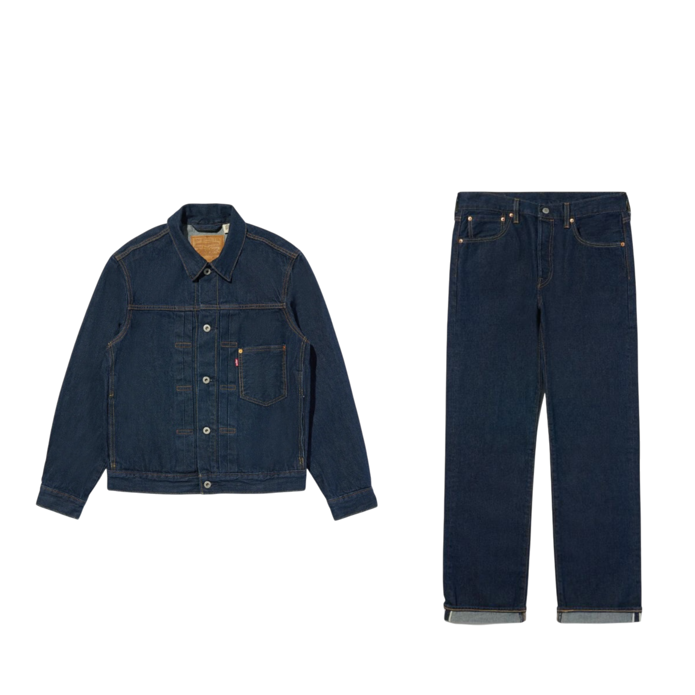 Levi's Denim Set up Type I Jacket × 501 ORIGINAL 