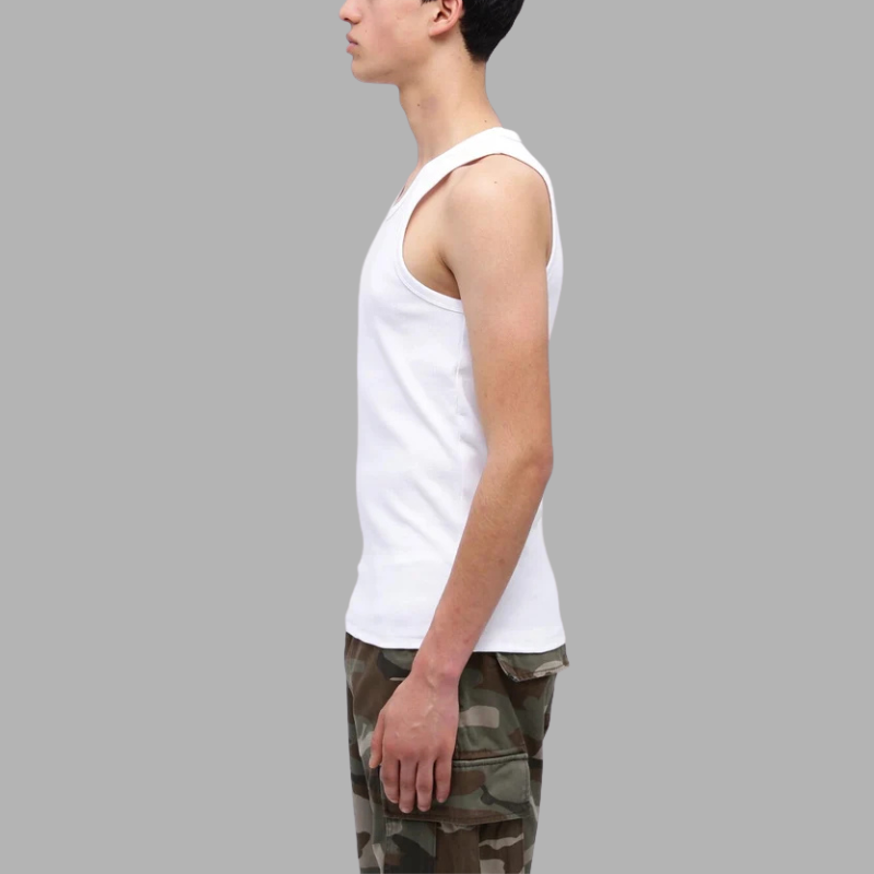 AVIREX DAILY RIB TANK TOP  "WHITE" 7835937002-030