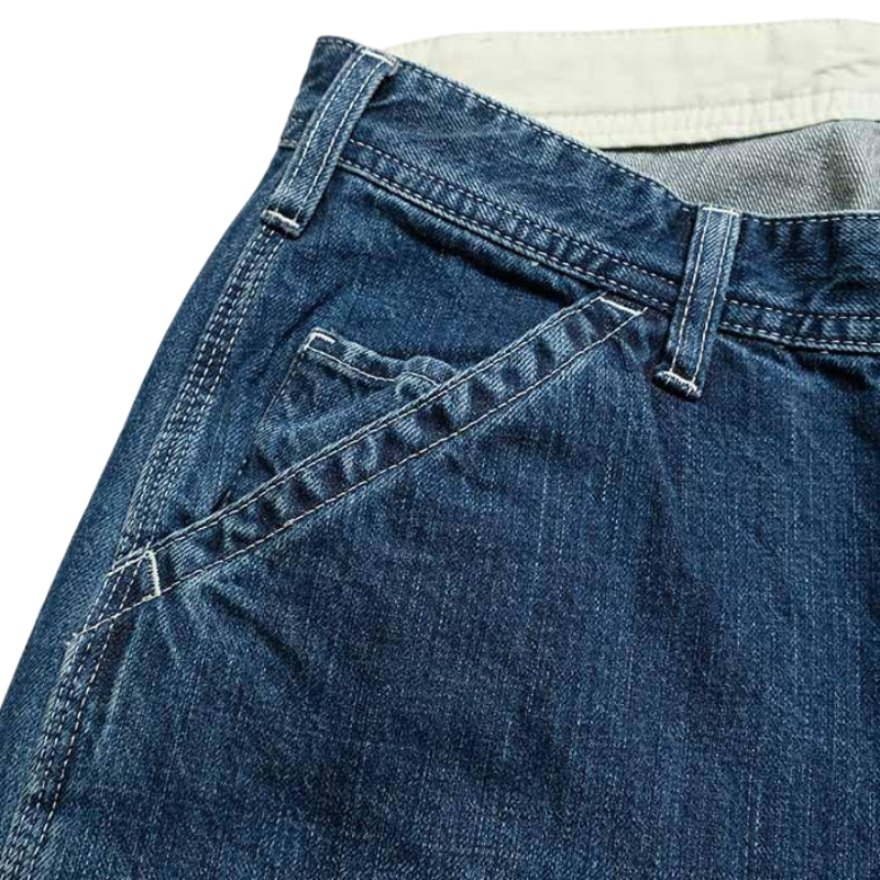 UNIVERSAL OVERALL PAINTER PANTS  "VINTAGE DARK WASH" HT2433601-A
