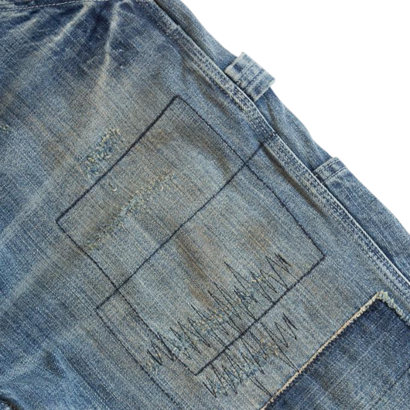 UNIVERSAL OVERALL PAINTER PANTS  "REMAKE" HT2433601-C