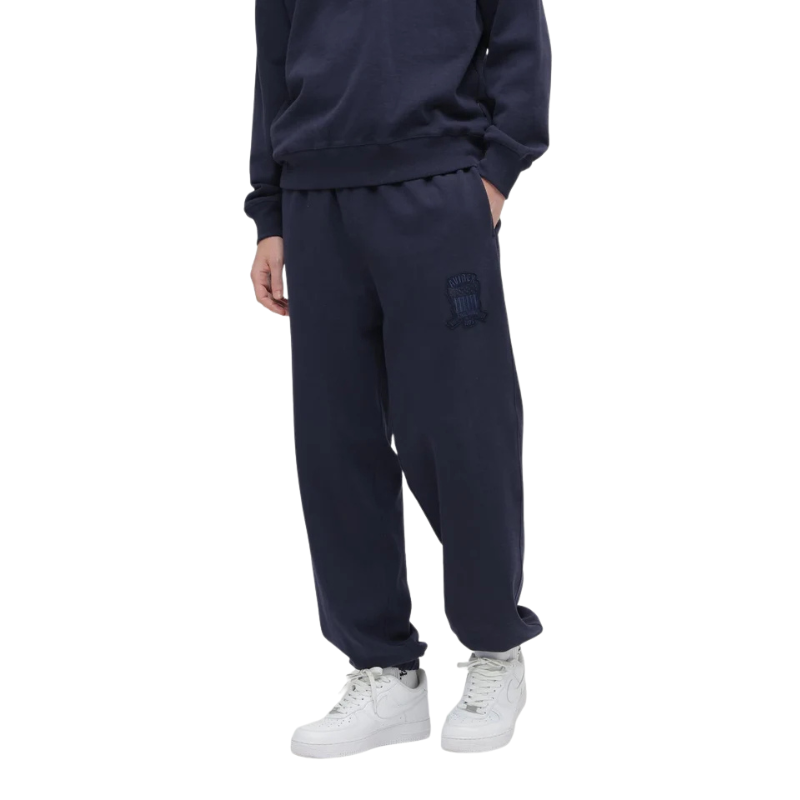 AVIREX Sweat Set Up SIGNATURE VARSITY ZIP UP PARKA × LOGO SWEAT PANTS "NAVY "