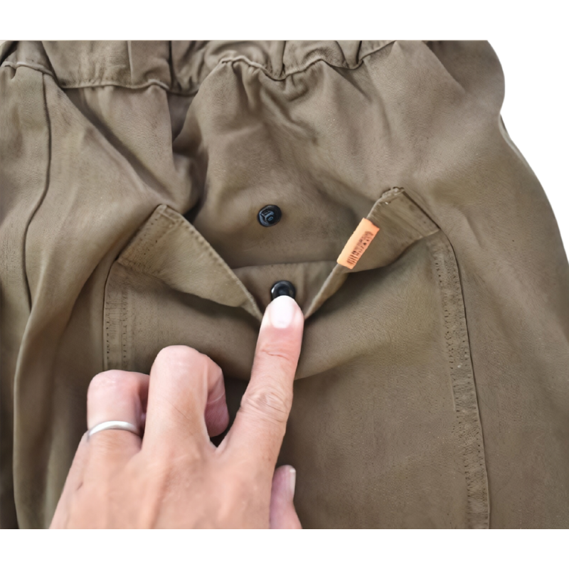 UNIVERSAL OVERALL CHILLPAN TAPERED PANTS  "B.KHAKI" U2633630-C