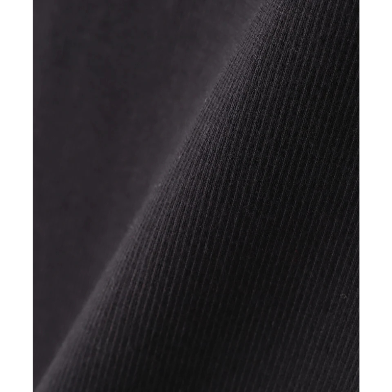 AVIREX DAILY RIB S/S HENLEY NECK T-SHIRT  "BLACK" 7835934007-010