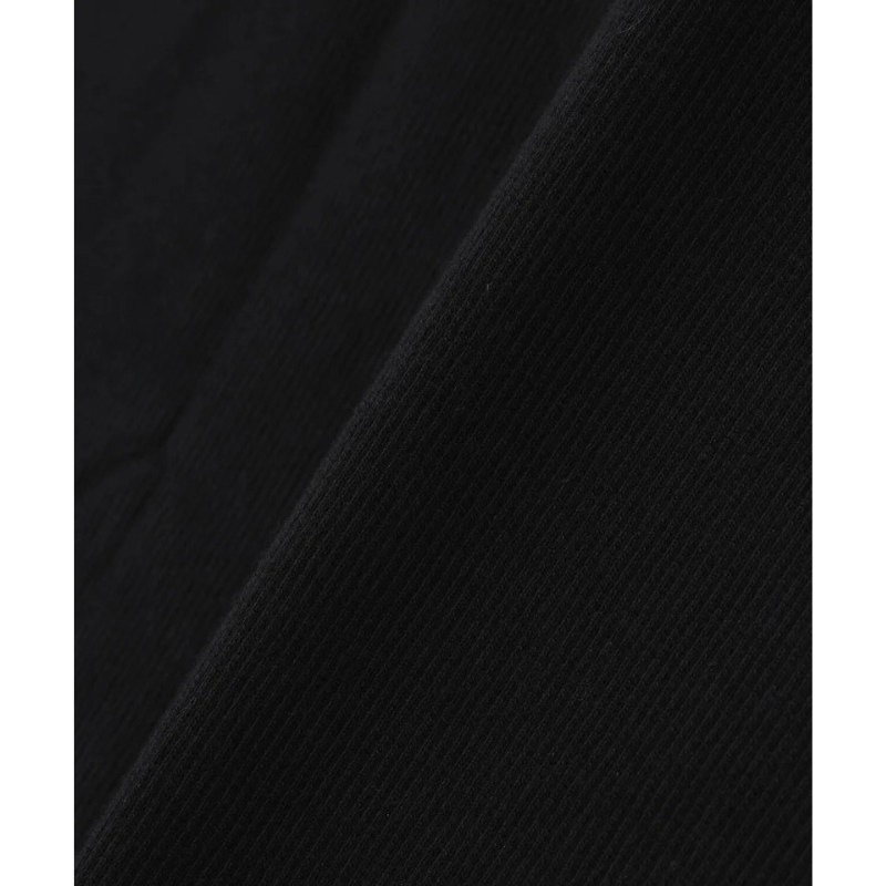 AVIREX RIB L/S HENLEY NECK T-SHIRT "BLACK"  7834930020-010