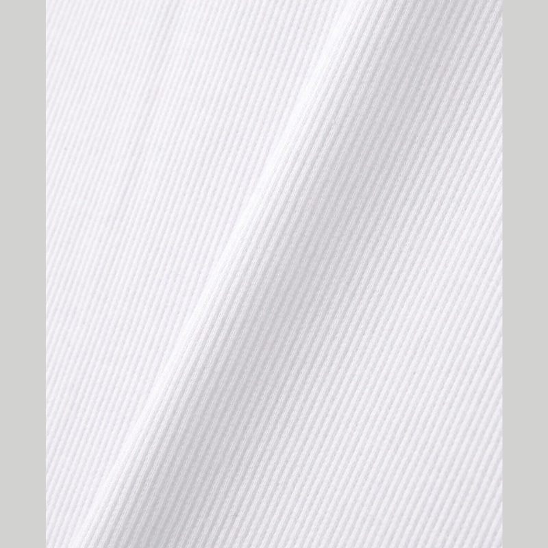 AVIREX RIB L/S HENLEY NECK T-SHIRT "WHITE"  7834930020-030