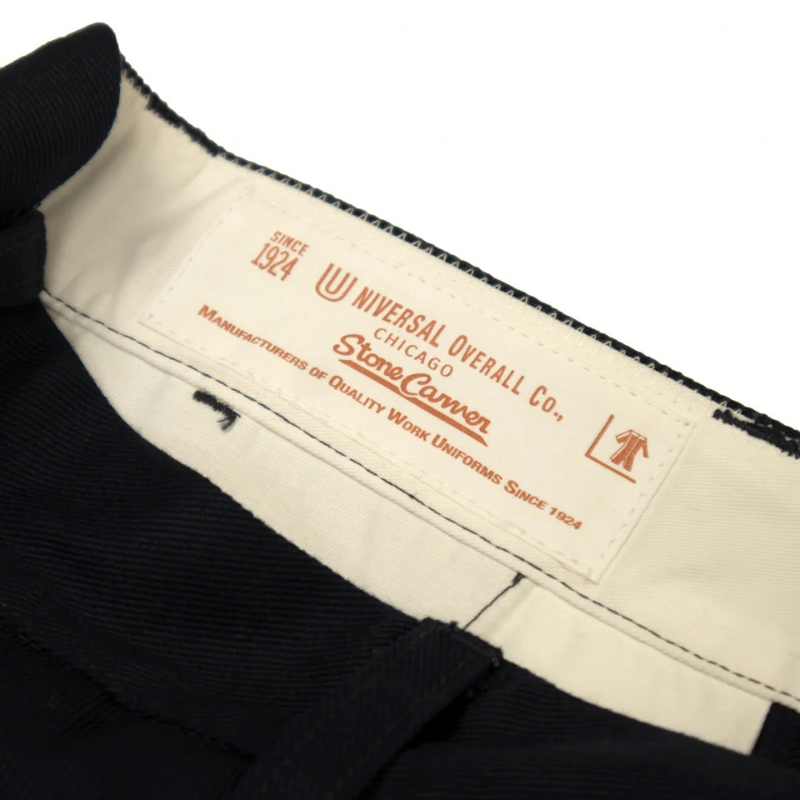 UNIVERSAL OVERALL RELAX  PANTS  "BLACK" HT-02