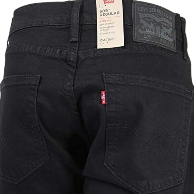 Levi’s 505 REGULAR FIT JEANS "BLACK" 00505-1469
