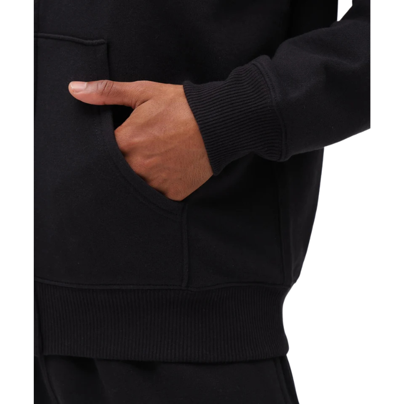 AVIREX DAILY ZIP UP SWEAT PARKA LOGO  "BLACK"7833931007-010
