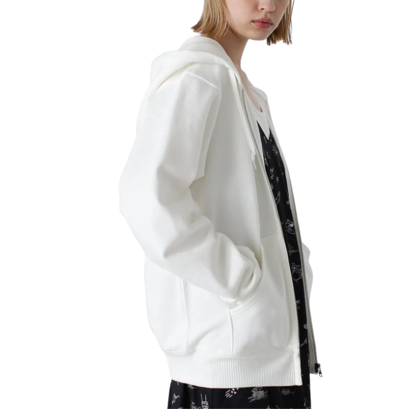AVIREX DAILY ZIP UP SWEAT PARKA "OFF WHITE" 7833931005-033
