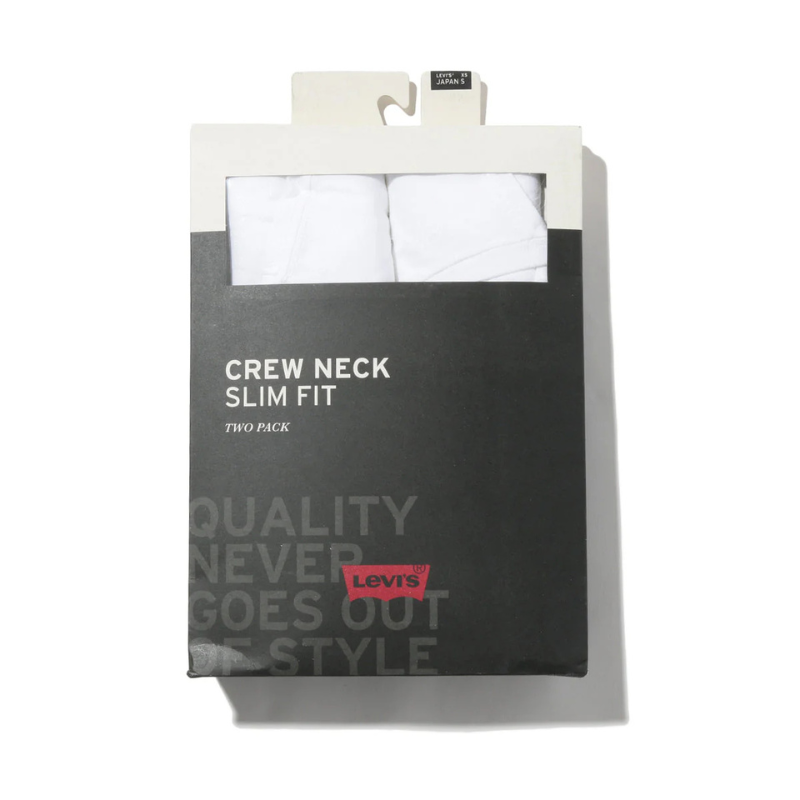 Levi’s スリム2パックTシャツ  "WHITE" 79541-0000