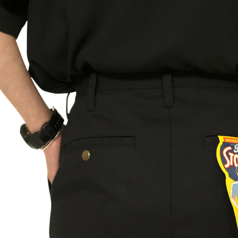 UNIVERSAL OVERALL ORIGINAL  PANTS  "BLACK" HT-01