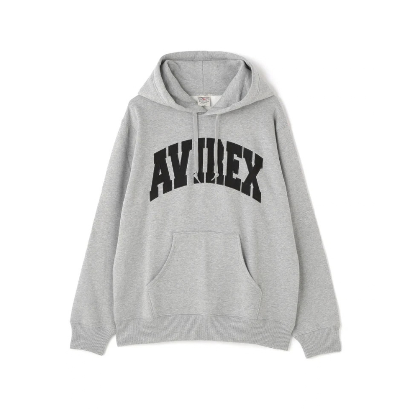 AVIREX DAILY PULLOVER SWEAT PARKA LOGO  "OXFORD"7833931006-382