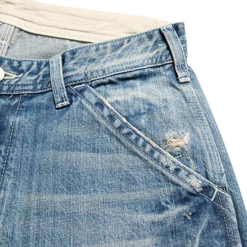 UNIVERSAL OVERALL PAINTER PANTS  "VINTAGE L WASH" HT2433601-B