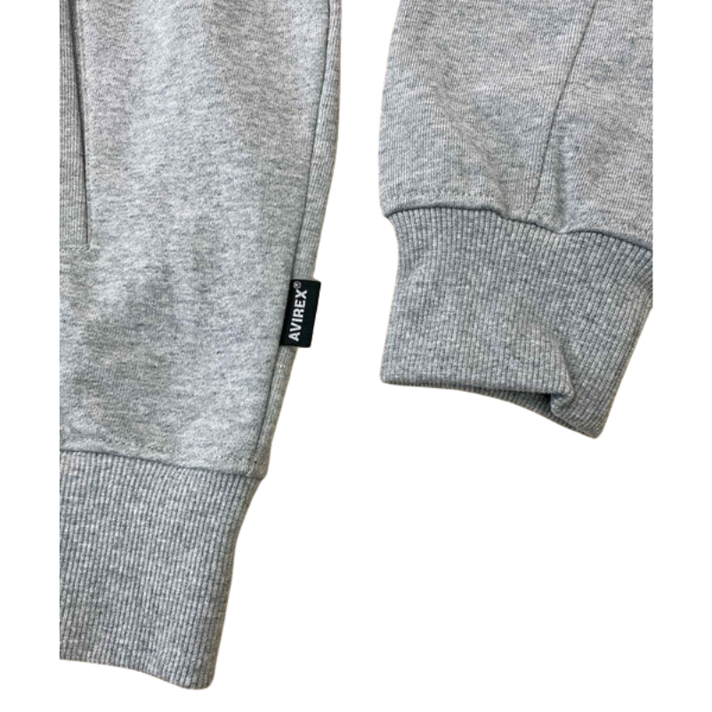 AVIREX FATIGUE STAND ZIPUP SWEAT "OXFORD"  7834930001-382