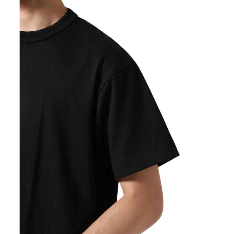 AVIREX HENLEY NECK PACK T-SHIRT "BLACK"  7835934019-010