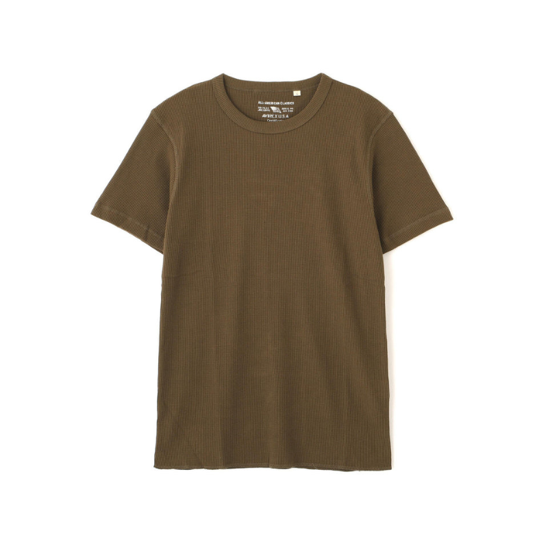 AVIREX DAILY THERMAL CREW NECK T-SHIRT  "OLIVE" 7836934017-310