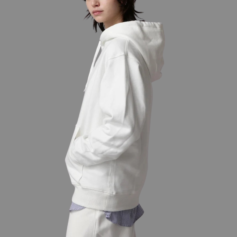 AVIREX DAILY PULLOVER SWEAT PARKA "OFF WHITE" 7833931004-033