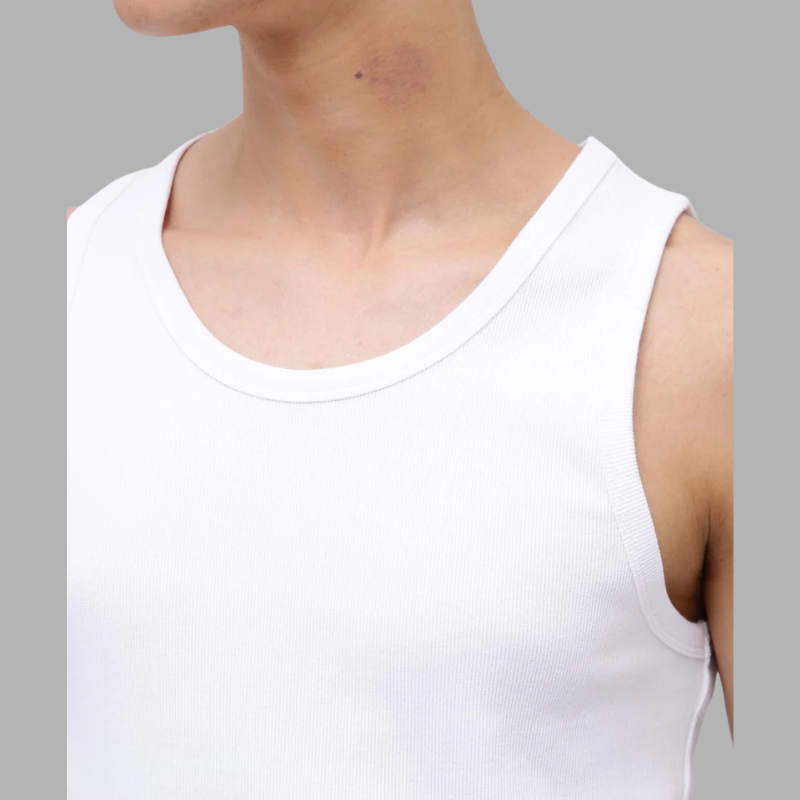 AVIREX DAILY RIB TANK TOP  "WHITE" 7835937002-030