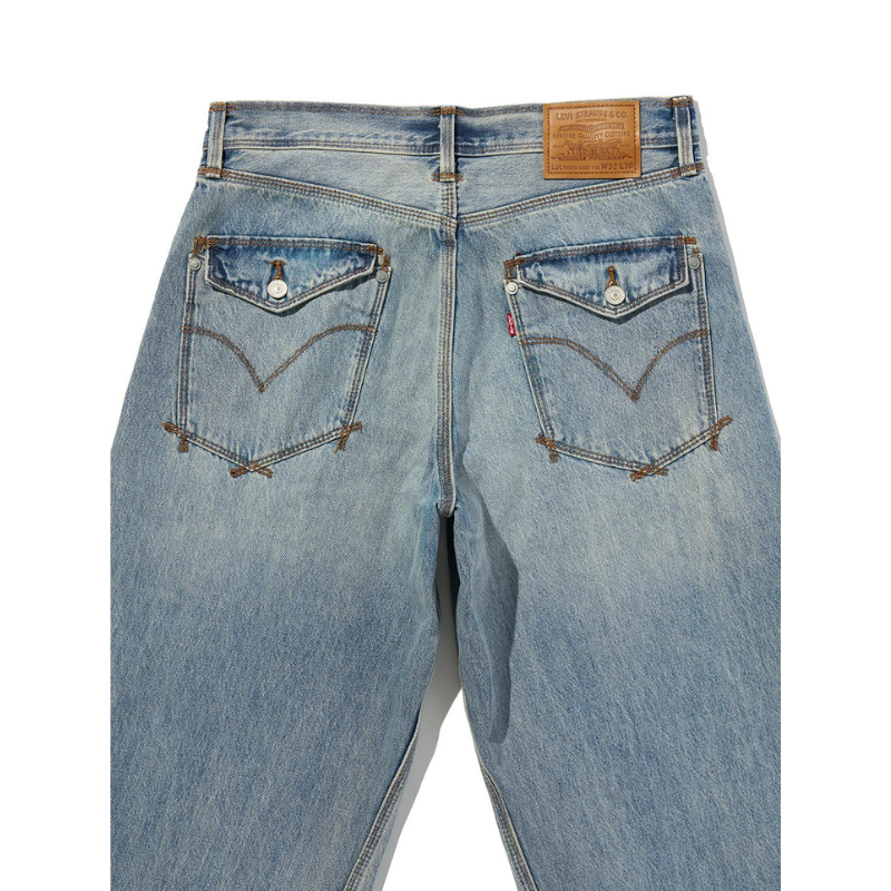 Levi’s TWISTED BAGGY WIDE LEG  JEANS "LIGHT INDIGO" 008SH-0001