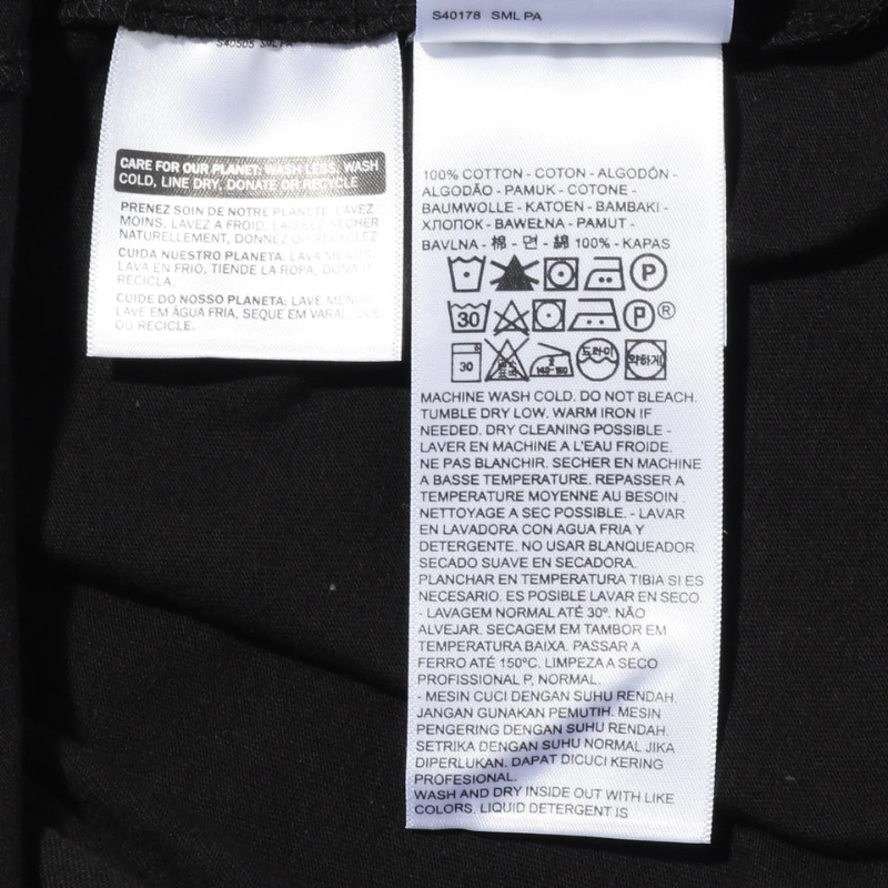 Levi’s スリム2パックTシャツ "BLACK" 79541-0001