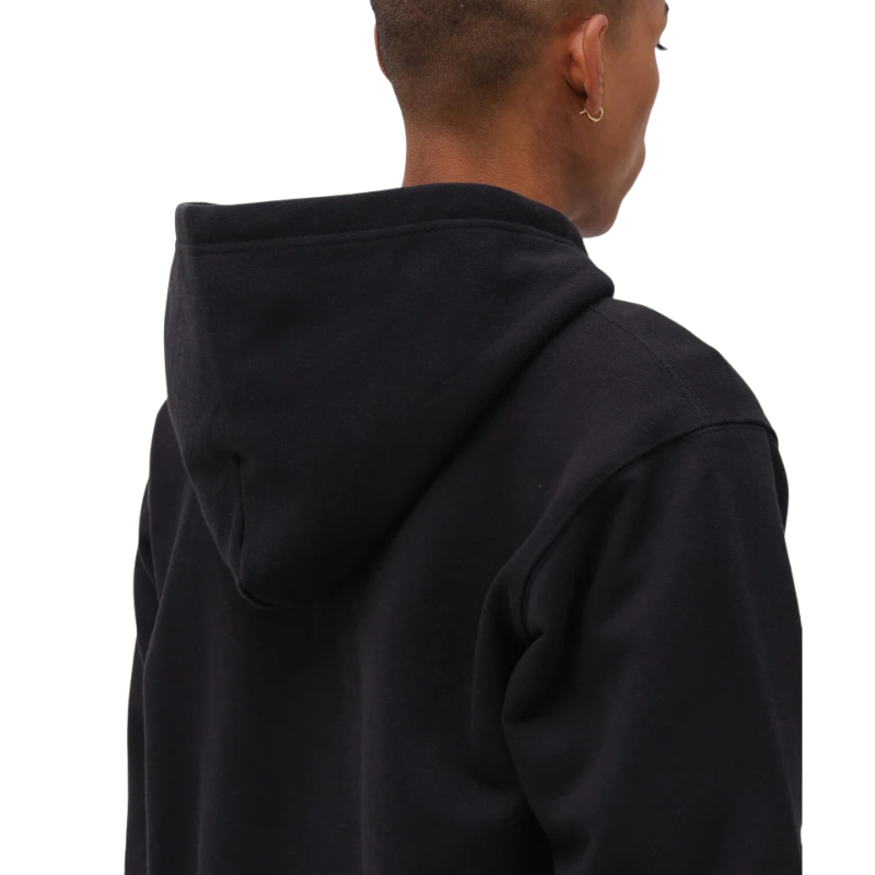 AVIREX DAILY ZIP UP SWEAT PARKA LOGO  "BLACK"7833931007-010