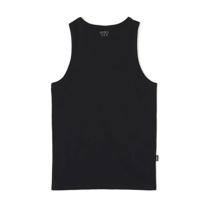 AVIREX DAILY RIB TANK TOP  "BLACK" 7835937002-010