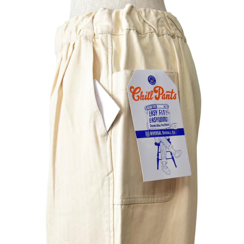 UNIVERSAL OVERALL CHILLPAN TAPERED PANTS  "OFF WHITE " U2633630-C