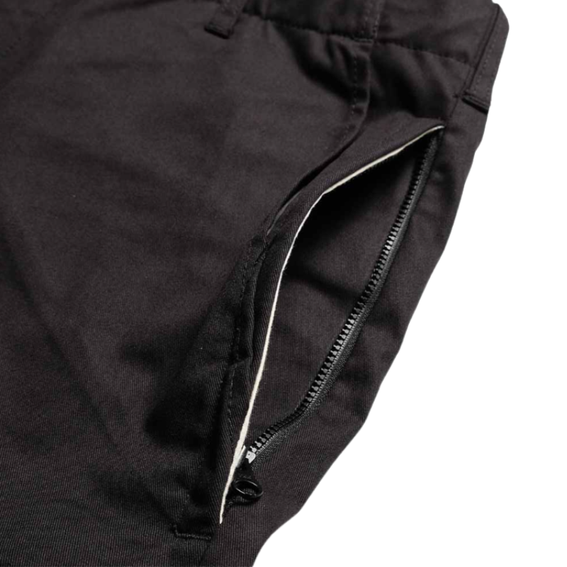 UNIVERSAL OVERALL ADDICTIVE TUCK STANDARD PANTS  "BLACK" PTU-03