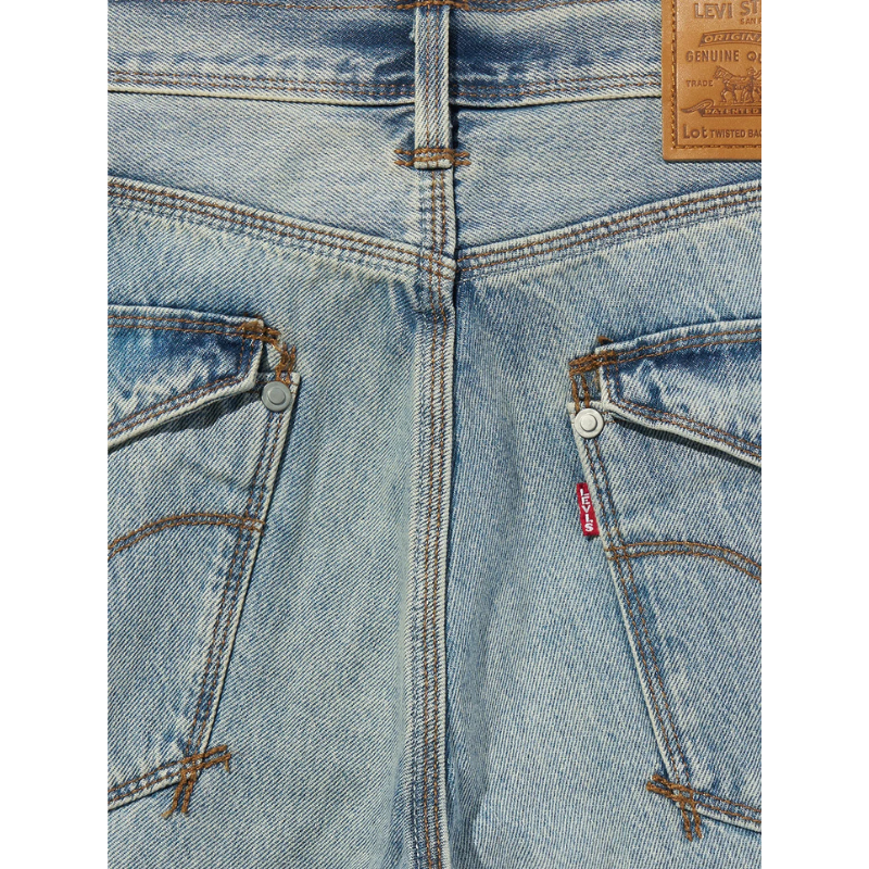 Levi’s TWISTED BAGGY WIDE LEG  JEANS "LIGHT INDIGO" 008SH-0001