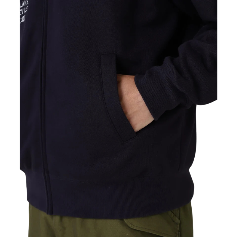 AVIREX LONG SLEEVE ZIP PARKA DUST DEVILS  "NAVY"7836931002-120