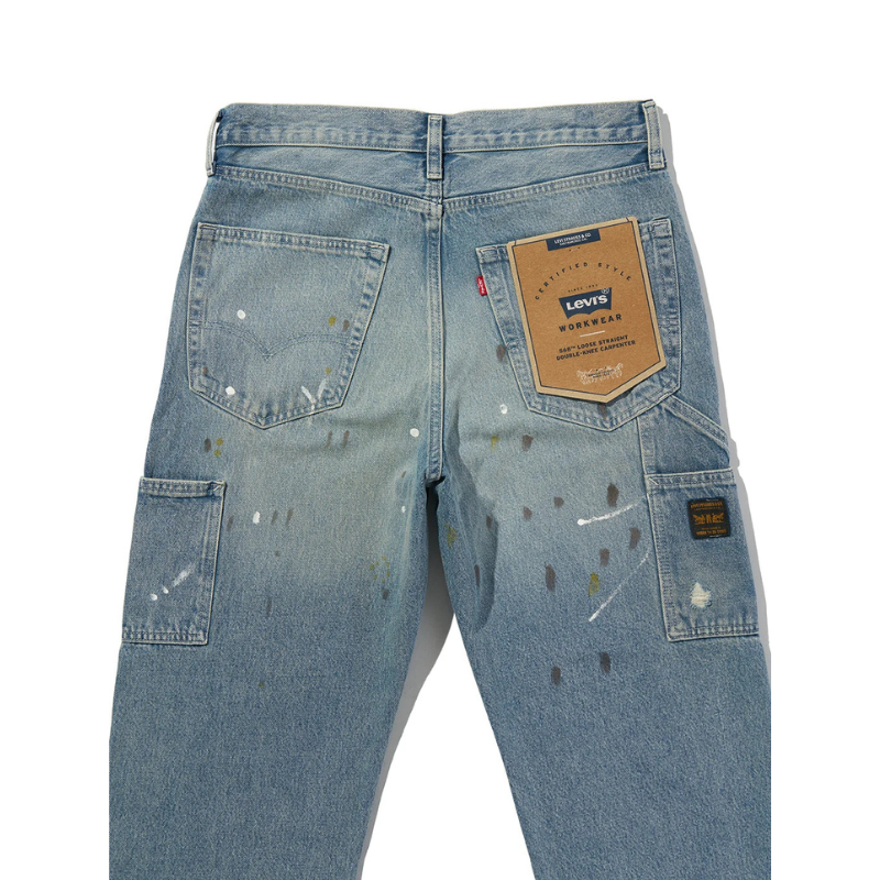 Levi’s 568 LOOSE STRAIGHT DOUBLE KNEE JEANS "LIGHT INDIGO" A7367-0020