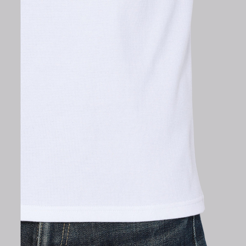 AVIREX DAILY MINI WAFFLE V NECK T-SHIRT  "WHITE" 7834930023-030