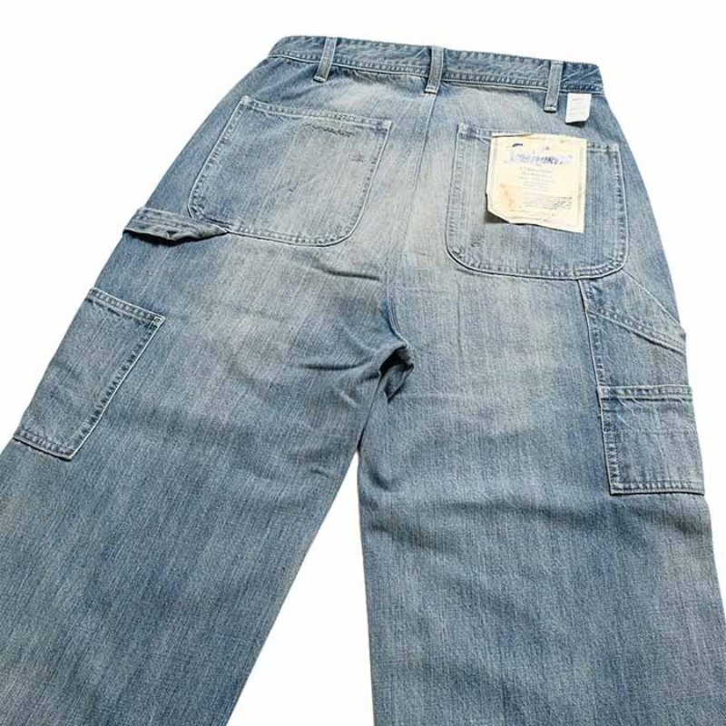 UNIVERSAL OVERALL PAINTER PANTS  "VINTAGE L WASH" HT2433601-B