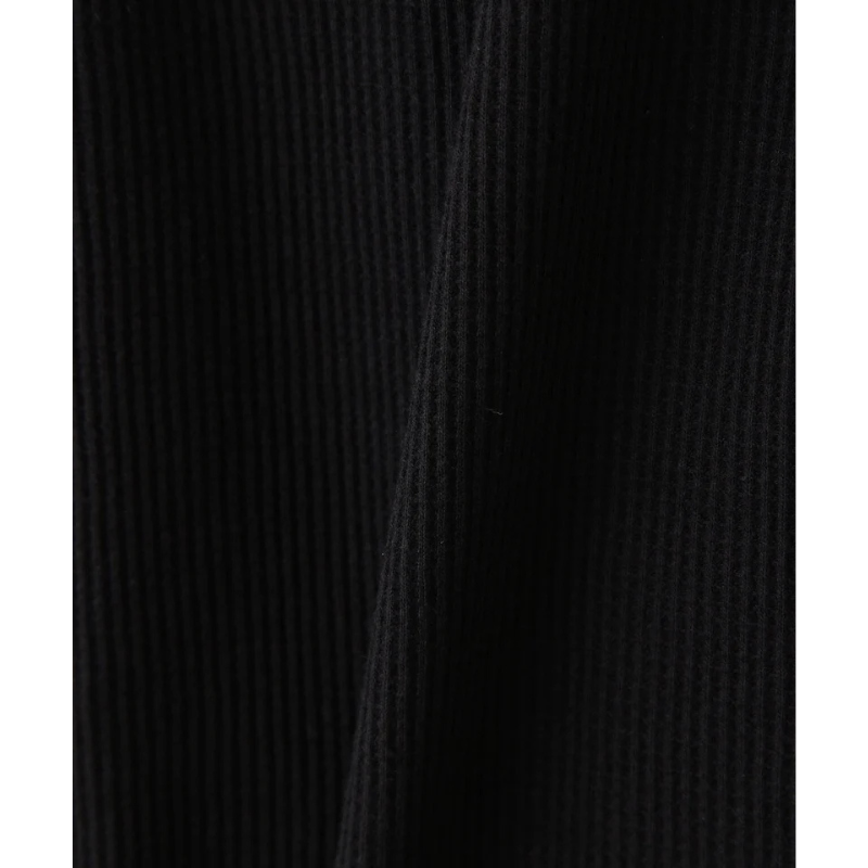 AVIREX DAILY THERMAL HENLEY NECK T-SHIRT  "BLACK" 7836934018-010