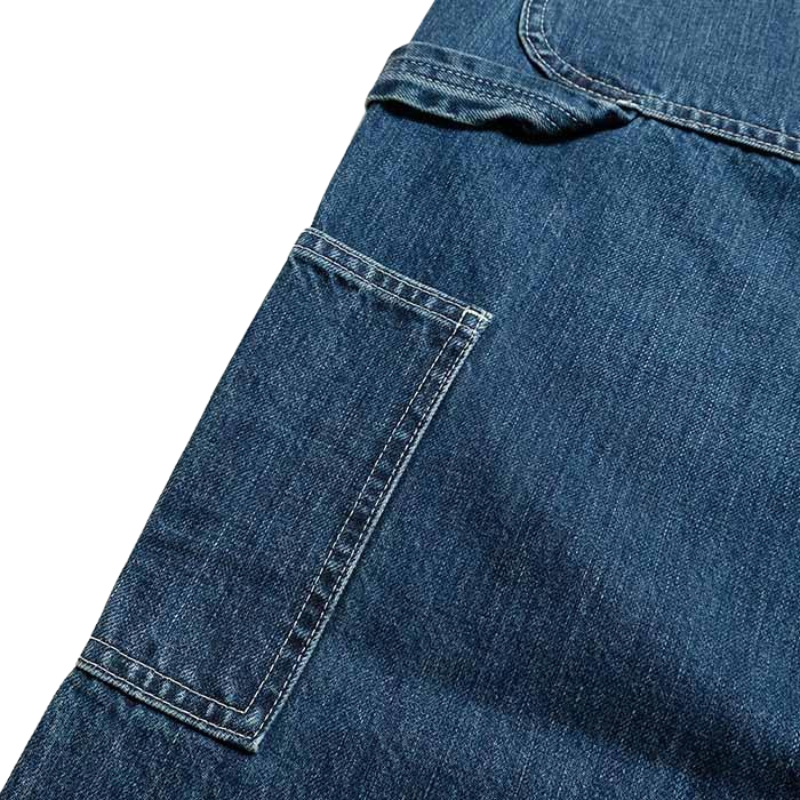 UNIVERSAL OVERALL PAINTER PANTS  "VINTAGE DARK WASH" HT2433601-A
