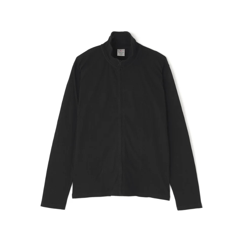 AVIREX DAILY STAND ZIP RIB JACKET  "BLACK" 7834930022-010