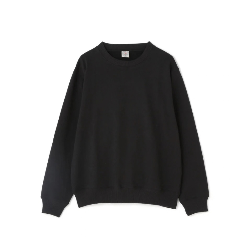 AVIREX DAILY CREW NECK L/S SWEAT "BLACK" 7833932002-010