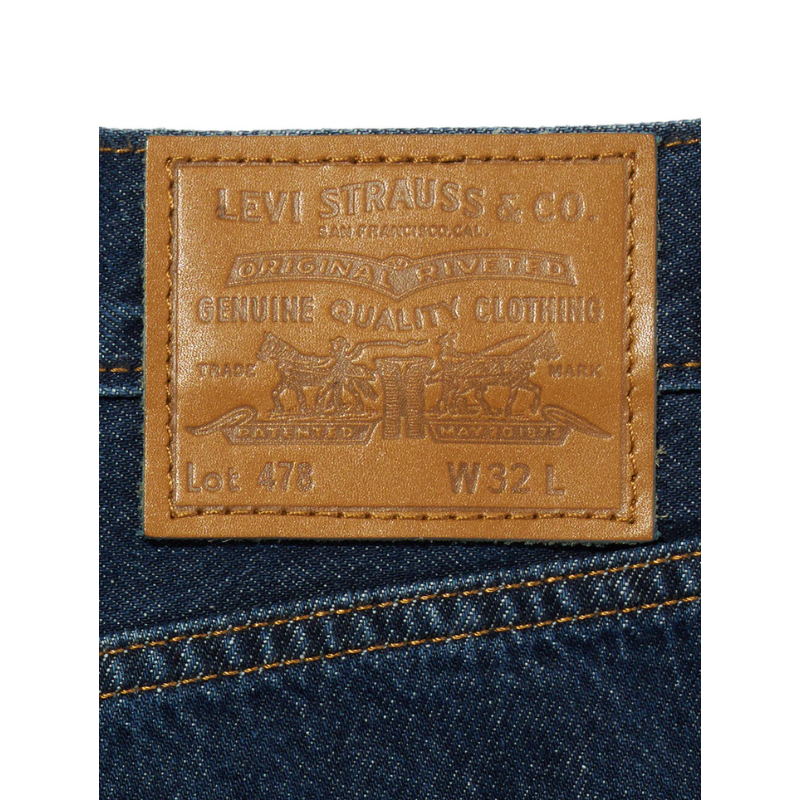 Levi’s 478 BAGGY SHORTS JEANS "MEDIUM INDIGO" 001JM-0009
