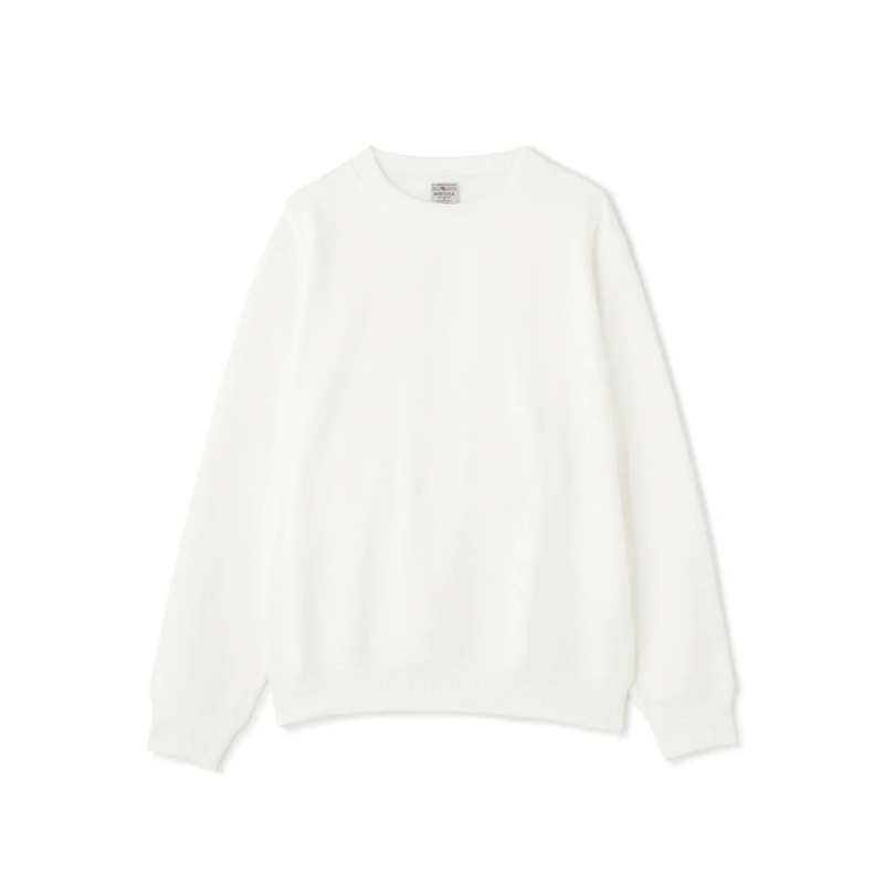 AVIREX DAILY CREW NECK L/S SWEAT "OFF WHITE" 7833932002-033