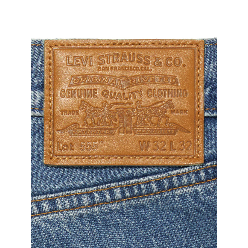 Levi’s 555 RELAXED STRAIGHT JEANS "MEDIUM INDIGO" 000LO-0001