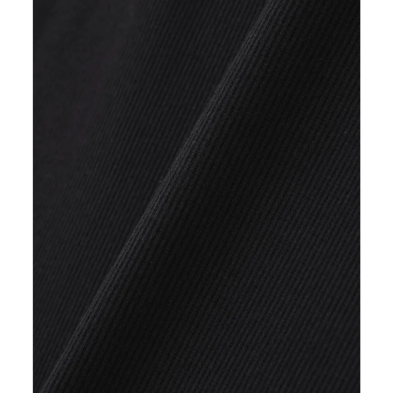 AVIREX DAILY RIB L/S CREW NECK T-SHIRT  "BLACK" 7834930019-010